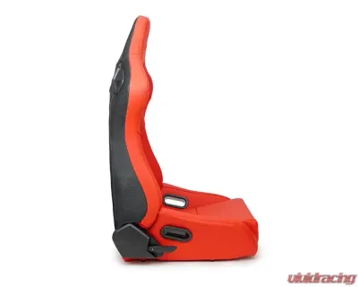 NRG Omega Reclinable Racing Seat - RSC-750RD/BK L/R